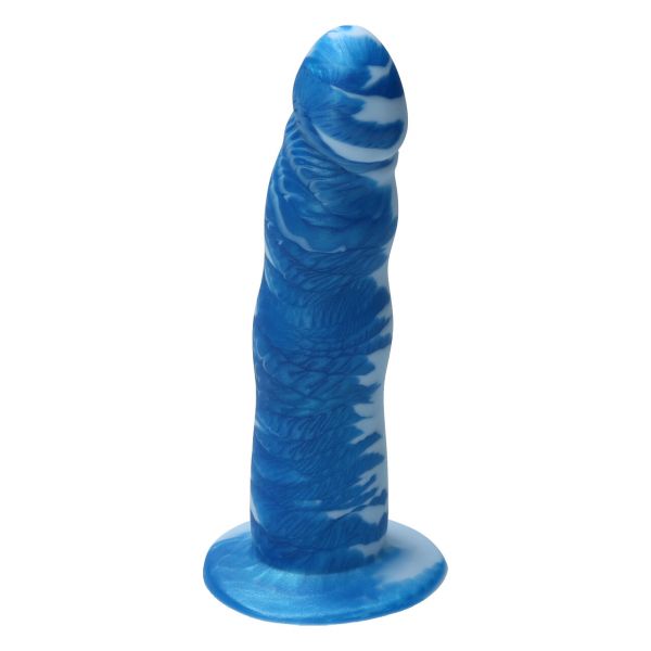 blau multicolor realistisch lecker silikon handgefertigt dildo ylva dite 18 cm anteros